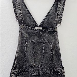 Black aged overalls